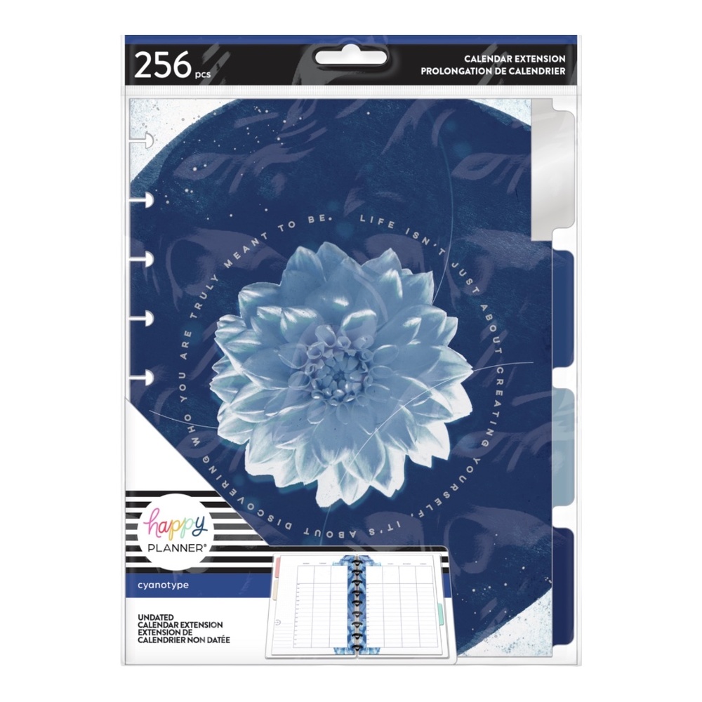 Happy Planner Cyanotype Vertical Hourly Classic Extension Pack 4 Months